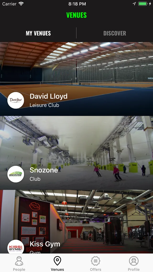 SportBuddy: venues, clubs and gyms near you