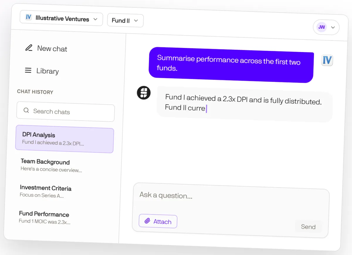 Sprout: investors question the data room and get cited answers
